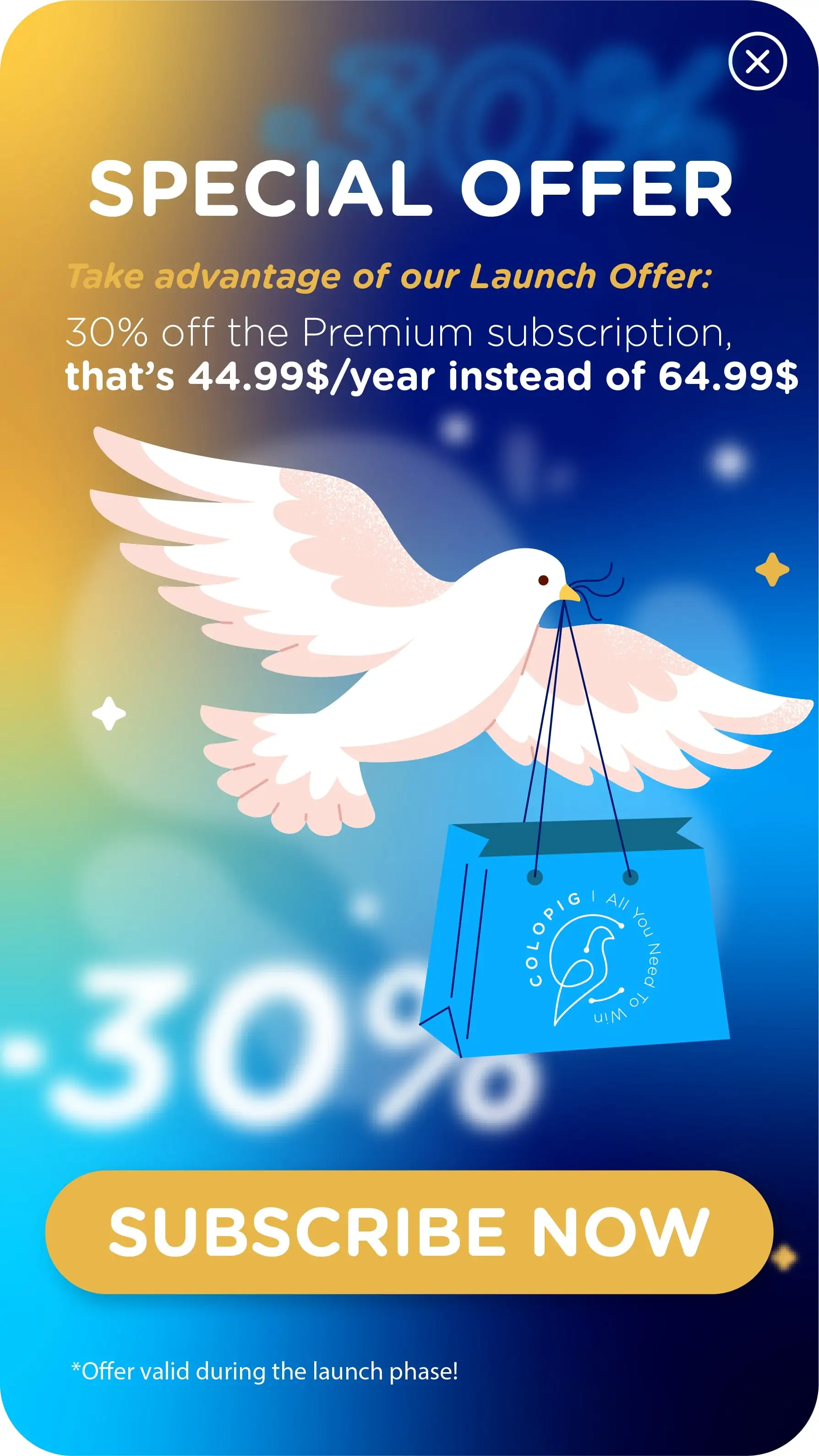 See it mobile popup
